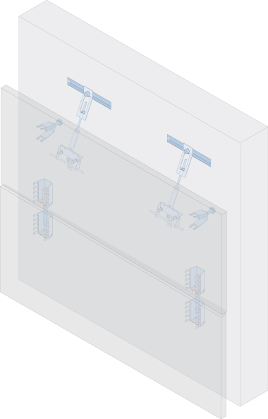 Befestigungssystem für dünne Betonfassaden - FPA-SL30 von Halfen