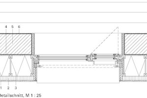  Fassaden-/Fensterdetail, M 1: 25 