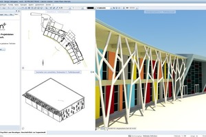  In Kombination mit der offenen BIM-Plattform bim+ unterstützt Allplan 2017 die disziplinübergreifende Zusammenarbeit aller Projektbeteiligten im Sinne von Building Information Modeling, hier zu sehen am Beispiel der Grundschule in Borgo Valsugana. Architekt: Gianluca Perottoni Architetto 