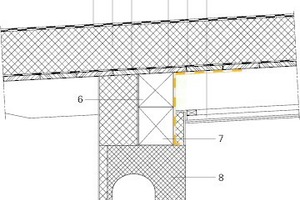  Bild 4: Skizze der planmäßigen Konstruktion im Traufbereich 