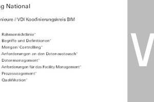  Übersicht der VDI Arbeitsgruppen zum Thema BIM 