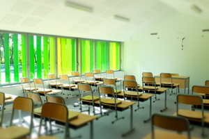  Klassenraum in der Schule in Dirac 