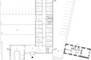  Grundriss Erdgeschoß, M 1 : 500 