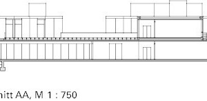  Schnitt AA, M 1:750 