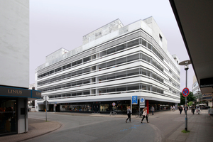  „Stadtkrone“, Parkhaus mit Penthouse-Aufbauten in Hannvor (Cityförster) 