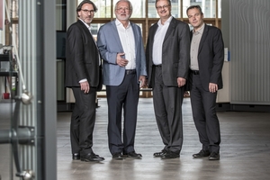  Die Geschäftsführer (priedemann fassadenberatung GmbH) von links nach rechts: Dipl.-Ing. (FH) HansUlrich Schellhorn – Geschäftsführer, Dipl.-Ing. Wolfgang Priedemann – Geschäftsführer, Wolfgang Feuerlein – Geschäftsführender Gesellschafter, Dipl.-Ing. Lars Anders – Geschäftsführender Gesellschafter 