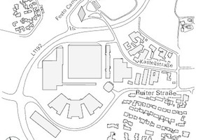  Lageplan, M 1 : 12 500 