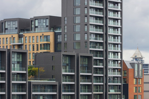  Wohnhaus Fulham Warf, London; Architekturbüro Broadway Malyan 