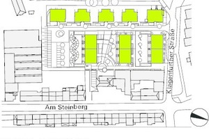  Lageplan, M 1 : 3 333 1/3 