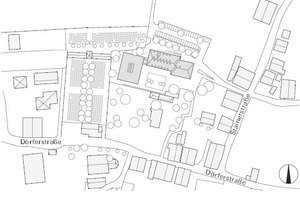  Lageplan, M 1 : 3 500 