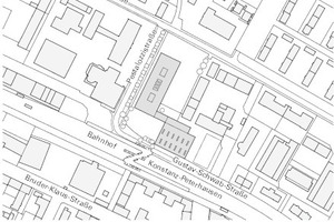  Lageplan, M 1 : 6 000 