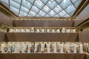  Symbolfoto: Oberlichter mit RWA in einer Bibliothek 