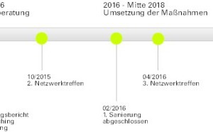  Meilensteine im Modellvorhaben Check-In Energieeffizienz 