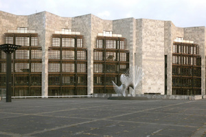  Rathaus und Sanierungsfall in Mainz (Arch.: Arne Jacobsen mit Otto Weitling) 