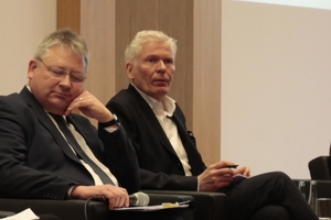  BND-Präsident Dr. Bruno Kahl und Architekt Jan Kleihues 