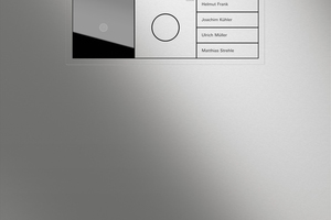  Produktfoto Türkommunikations-System in Briefkastensystem integriert 