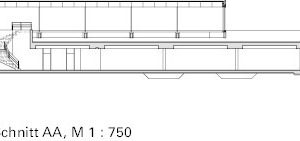  Schnitt AA, M 1:750 