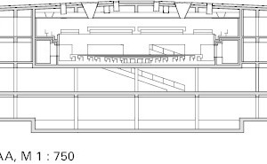  Schnitt AA, M 1:750 