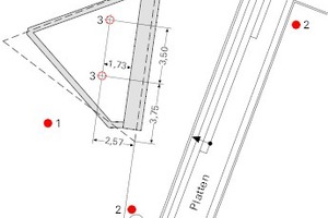  Grundriss Leuchtenplan, M 1 : 333 1/3 