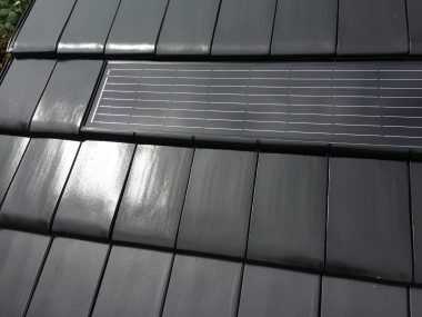 Dachintegrierter Solardachziegel