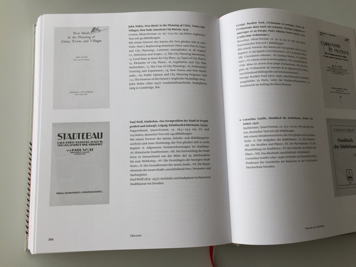 Buchrezension: Manuale zum Städtebau 1870–1950 - Deutsche