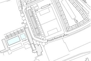  Lageplan, M 1 : 5 500 