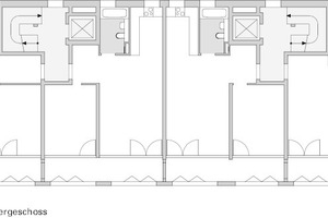  Grundrissvariationen im Newtonprojekt - hier das 1. OG 