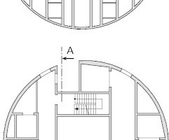  Grundriss des Testturms als Draufsicht. 