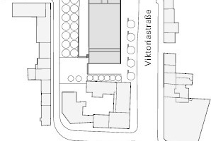  Lageplan, M 1 : 4 000 