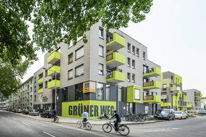  Wohnbebauung „Grüner Weg“, Köln. Bauherrenpreis 2018 auch wegen eines umfassenden Quartiersmanagements (Lorber Paul, ASTOC, Molestina) 