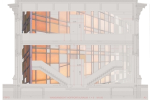  1. Preis im Wettbewerb – Standort Treppenhaus über Portal 5: „o. T.“ Aber doch erkenn-/benennbar 