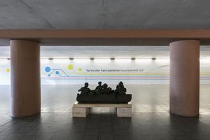  Umbau-einer-PKW-Garage-im-Karlsruher-Hauptbahnhof-in-die-Fahrradstation-Sued-Kunstprojekt 