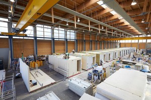  Produktion der Module für das Studentenwohnheim „WOODIE“ in Hamburg 