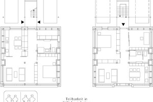  Nutzungsszenario von zwei Wohneinheiten á 60 m² 