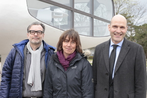  v. l.: Matthias Ludwig, Heike Nessler und Philip Kurz 