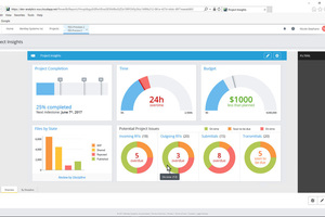  Screenshot ProjectWise Projektleistungs-Dashboards 