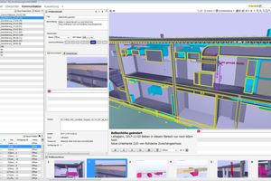  FMZ Leinfelde, Kollisionskontrolle im BIM-Modell 