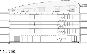  Lilienthalhaus Braunschweig Laengsschnitt M 1-750 