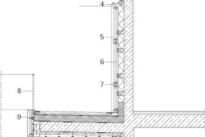  Fassadenschnitt, M 1:100 