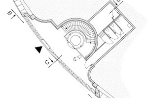  Grundriss Haupteingang Düne, M 1:400 