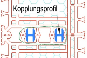  Detail: Kopplungsprofil für Schwerlastdämmschwelle SLDS 