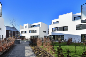  Ein Ensemble aus modernen Mehrfamilienhäusern bietet das Carrée im Stadteil Düsseltal<br /> 