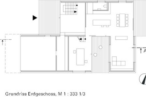  Grundriss Erdgeschoss, M 1 : 333 1/3 