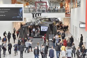   Boulevard Nord mit Sonderausstellung Creativity works während der Orgatec 2016 