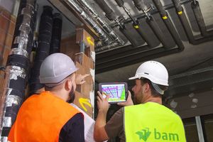  Tauchen auf der Baustelle Fragen auf, kann man sie über den BIM-Projektraum direkt am 3D-Modell klären 