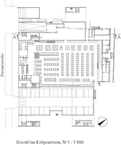 Wohngebaude Mit Verbrauchermarkt Pa1925 Berlin Deutsche Bauzeitschrift