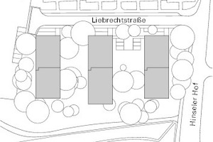  Lageplan, M 1 : 2 000 