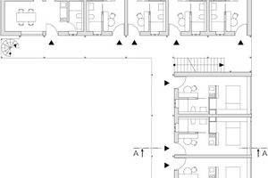  Grundriss Erdgeschoss, M 1 : 250 