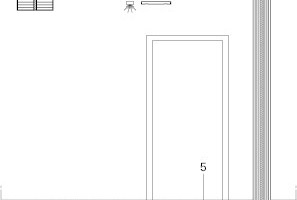  Modulschnitt, M 1:75  Modul vorgefertigt:	1	Träger Furnierschichtholz Buche	2	Deckenradiator	3	Extensive Dachbegrünung, Abdichtung Kunststoffbahn, Gefälledämmung ,Dampfsperre, BSP 80 mm, Mineralwolle 50 mm, Holzwolle-Akustikplatte 25 mm	4	BSP 90 mm weiß lasiert, Mineralwolle, BSP 90 mm weiß lasiert	5	Linoleum 2,5 mm, Spanplatte verklebt 2 x 16 mm, 	Trittschalldämmplatte 25 mm, BSP 80 mm,		Mineralwolle 60 mm, Holzwolle-Akustikplatte 25 mm	6	Linoleum 2,5 mm, Spanplatte verklebt 2 x 16 mm, 	Trittschalldämmplatte 25 mm, BSP 80 mm, Mineralwolle 80 mm, Feuchtigkeitssperre, Stb-Bodenplatte 