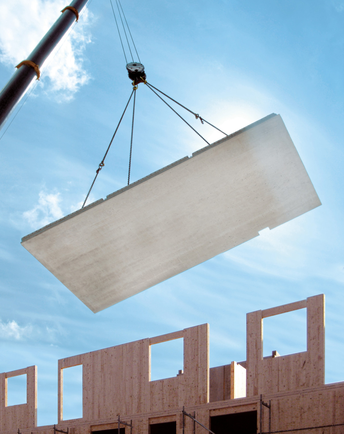 Betondecken für Holzhäuser - Deutsche BauZeitschrift